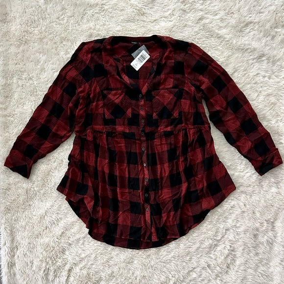torrid Tops - NWT Buffalo Plaid Tunic